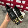 Valentino Women Black Leather Heels product view 1