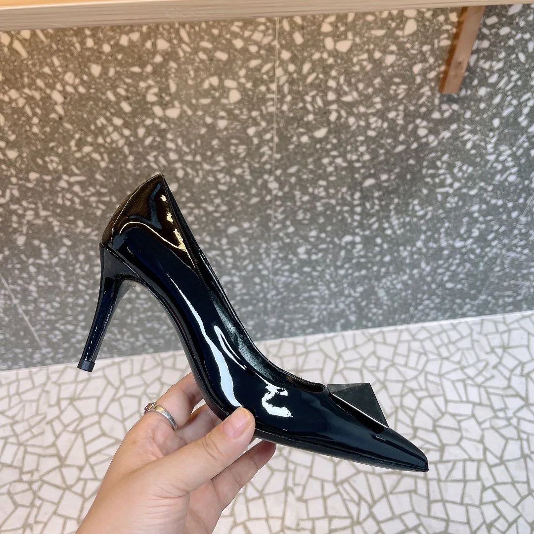 Valentino Women Black Patent Leather Pumps product view 1