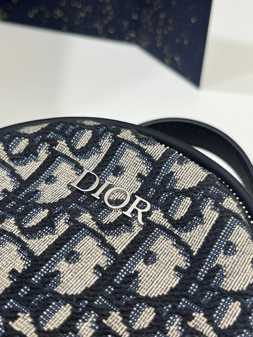 Dior Mini High-End Bag – Oblique Pattern Fabric (24x10x16cm) product view 4