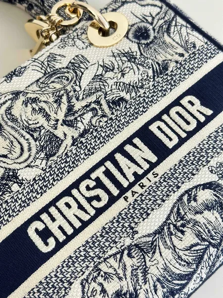 Dior Bag Lady D-lite Bag Blue product view 7