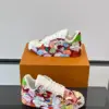 Louis Vuitton Men Multicolor Leather Sneakers product view 3
