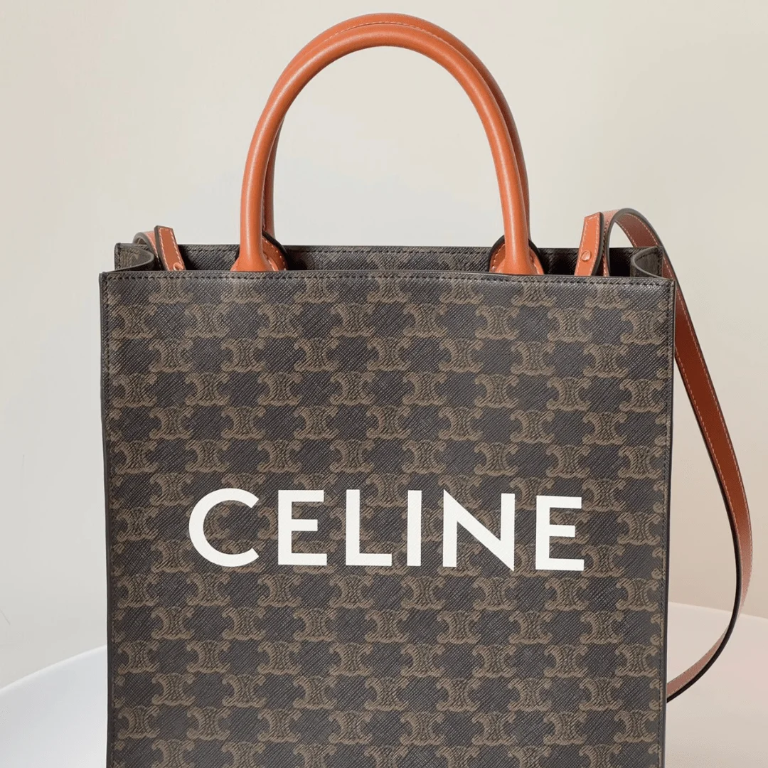 Celine Tote Triomphe Canvas Handbag 28x32cm product view 1