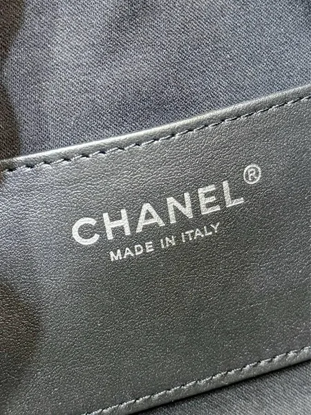 Chanel 25 mini Gold Silver Chain Black Bag product view 2