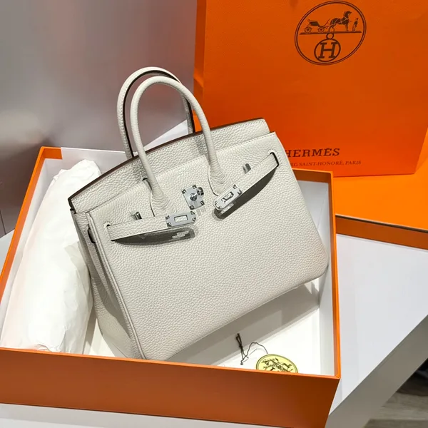 Hermès Birkin 25 cm Beige Togo Leather Gold Hardware Bag product view 2