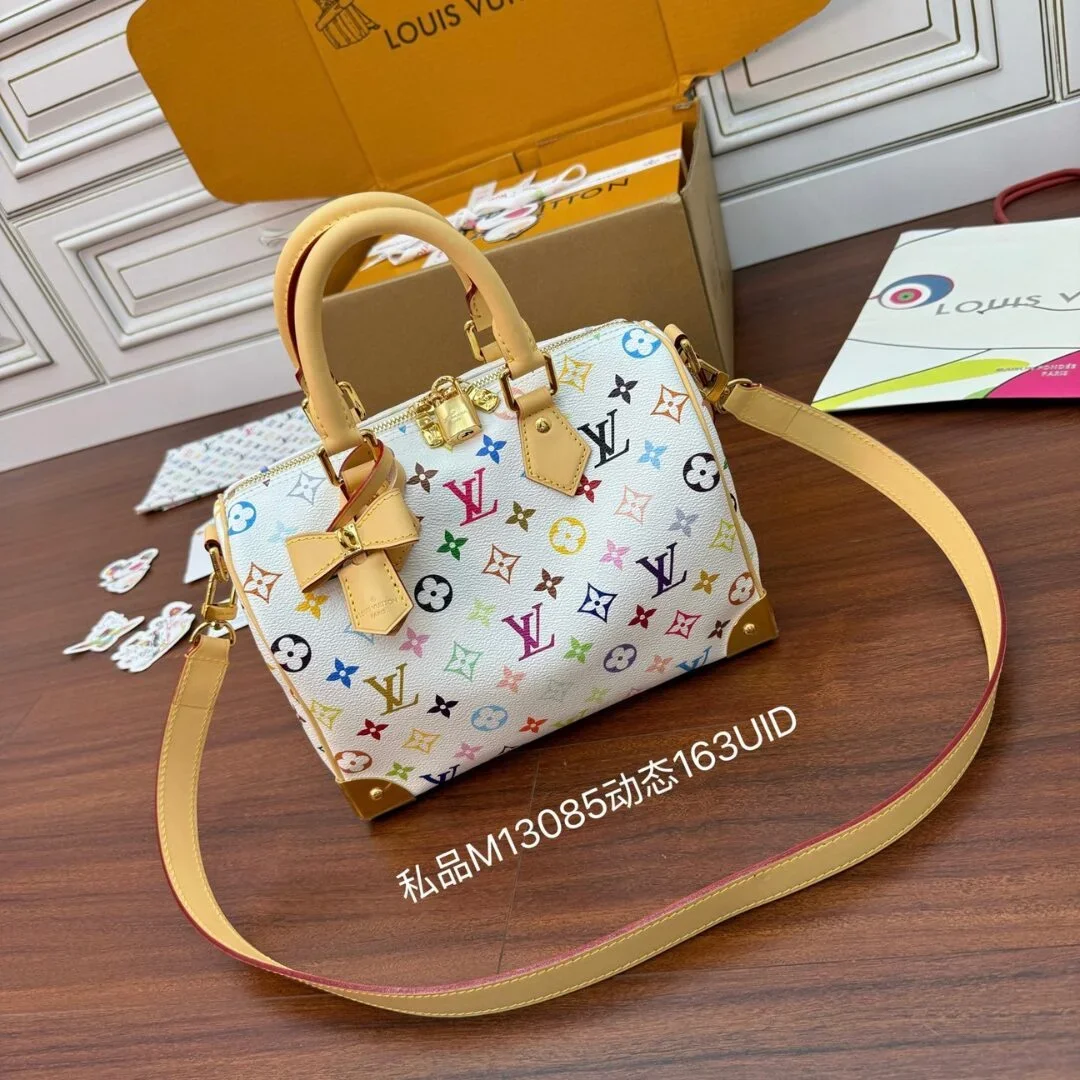 Louis Vuitton x Takashi Murakami Monogram Multicolor Speedy Bandoulière 25 Bag product view 2