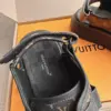 Louis Vuitton Women Brown Leather Patterned Sandals product view 2