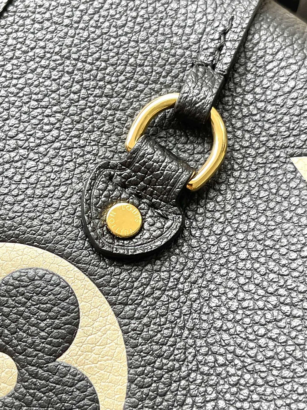 Louis Vuitton Neverfull MM In Black Cream Monogram Empreinte Leather Bag product view 8