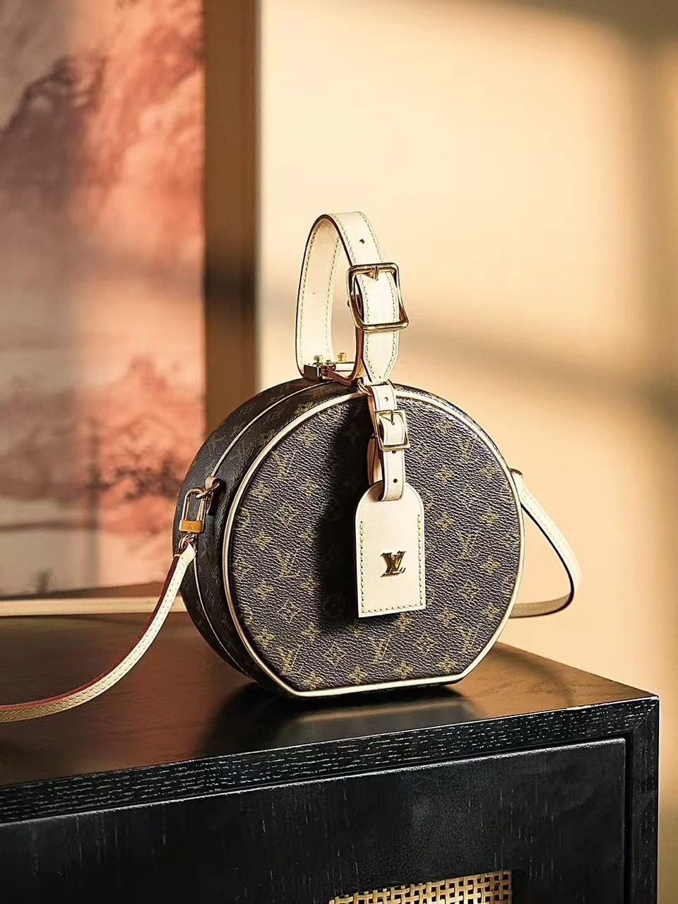 Louis Vuitton Petite Boite Chapeau handbag in Monogram canvas product view 5
