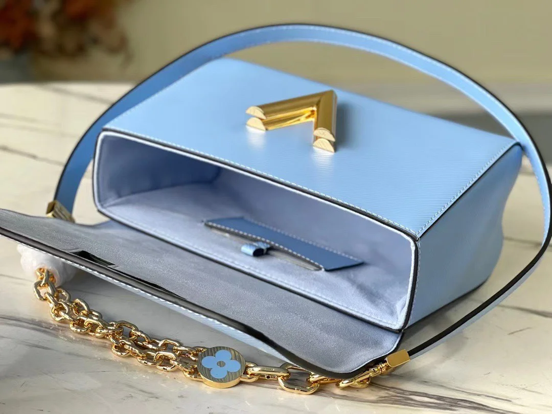 Louis Vuitton Twist Woman’s Blue Handbags 24 cm product view 6