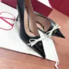 Valentino Women Black Patent Leather Heels product view 4
