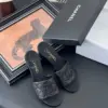 Chanel Women Black Quilted Leather Slides product view 6