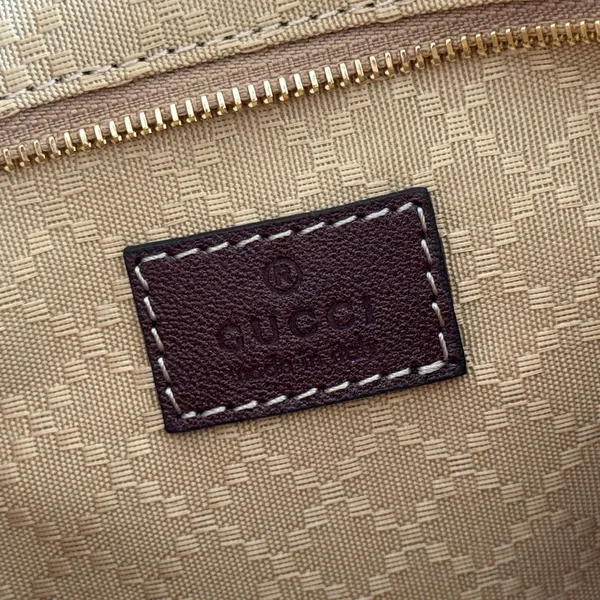 Gucci 25S Jackie Monogram 28 cm In Light Brown Canvas And Calfskin Bag product view 9