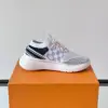 Louis Vuitton Men White Knit Mesh Sneakers product view 6