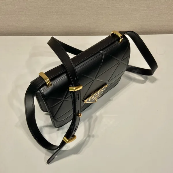 Prada Pattina in Pelle Calfskin Black Bag product view 3
