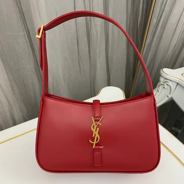 Saint Laurent le 5 a 7 mini hobo bag – Red product view 1