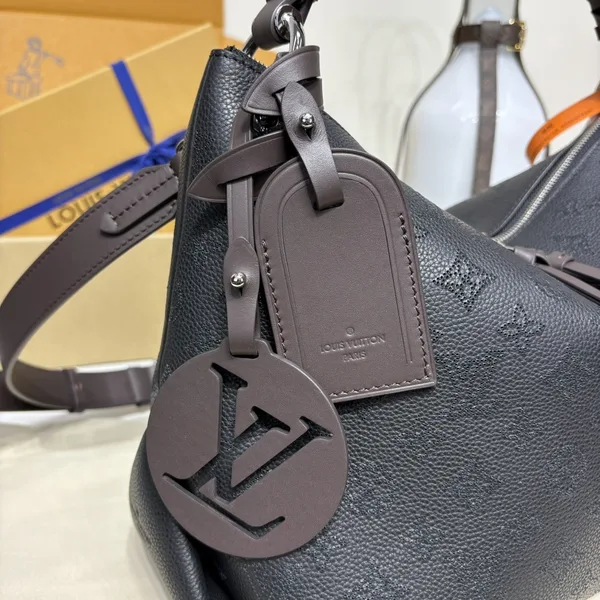 Louis Vuitton Black Mahina Beaubourg Hobo MM Bag product view 2