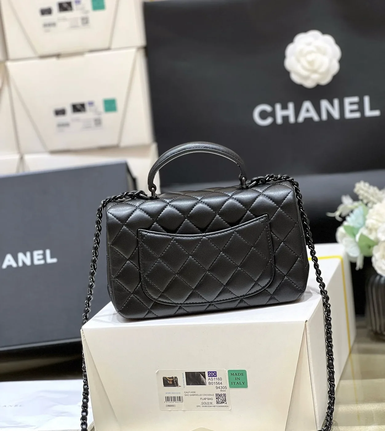Chanel 20C AS1160 mini top handle flap Bag product view 2