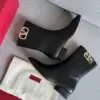 Valentino Women Black Leather Ankle Boots product view 6