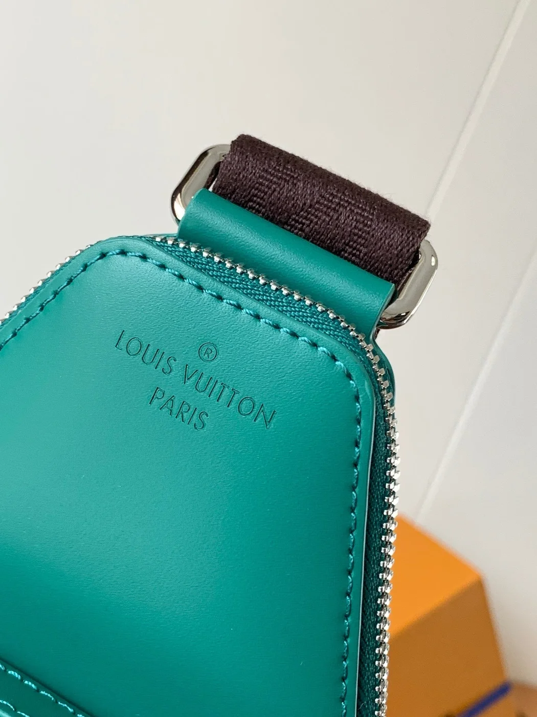 Louis Vuitton Avenue Slingbag 31 In Brown Mix Green Damier Graphite Canvas Bag product view 7