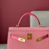 Hermès Kelly 28 Rose Pink/ Pink Gold Hardware Bag product view 4