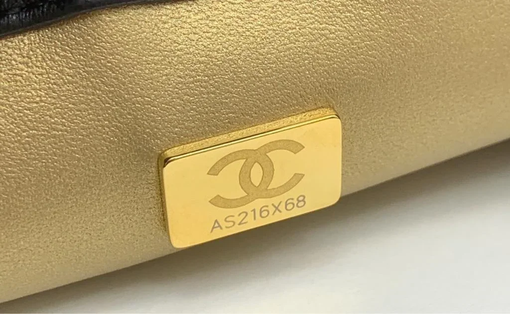 Chanel Lambskin Quilted Mini Rectangular Sweet Camellia Flap Black Bag product view 9