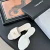 Chanel Women Cream Tweed Slides product view 5