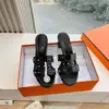 Hermès Women Black Leather Studded Mules product view 3