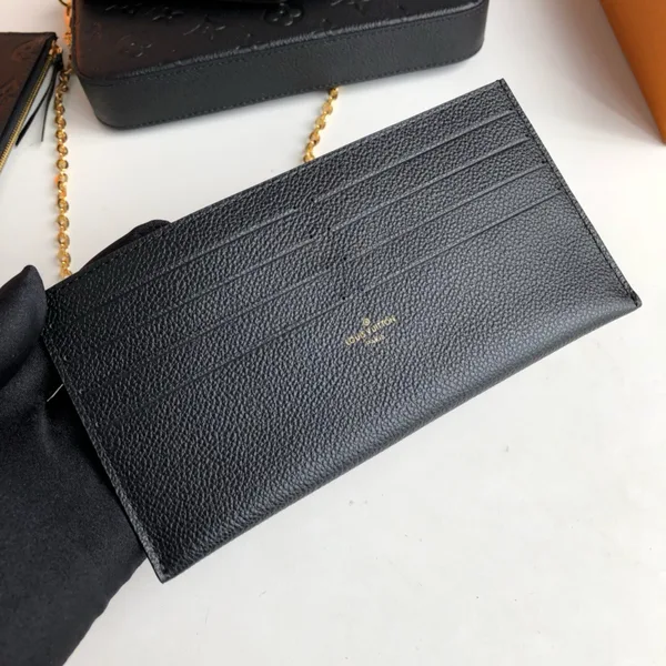 Louis Vuitton Félicie Pochette Bag Black product view 3