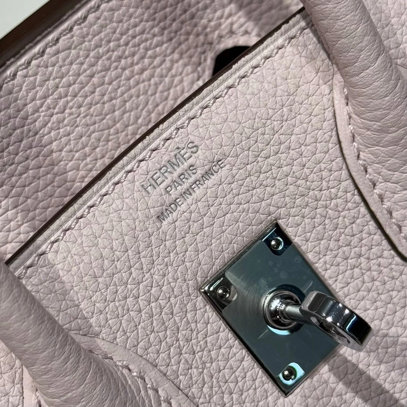 Hermès Birkin 25 In Pink Baby Silver Hardware Bag product view 5