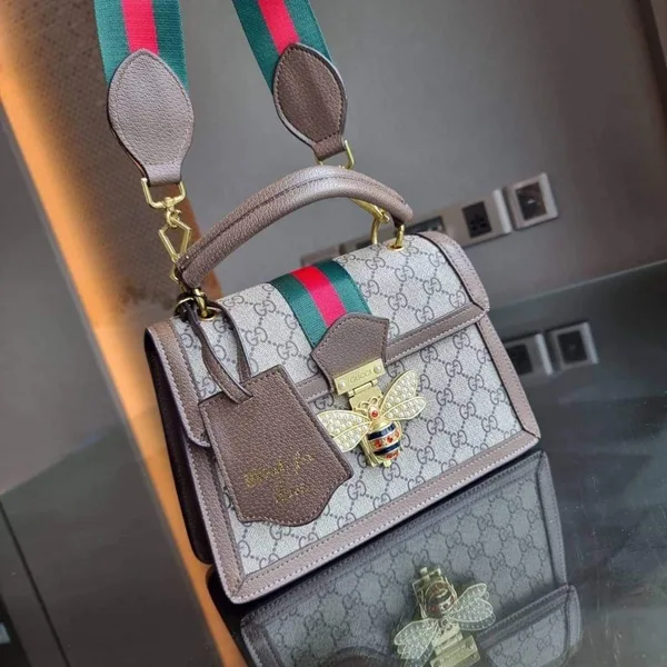 Gucci Queen Margaret Leather Handbag product view 5