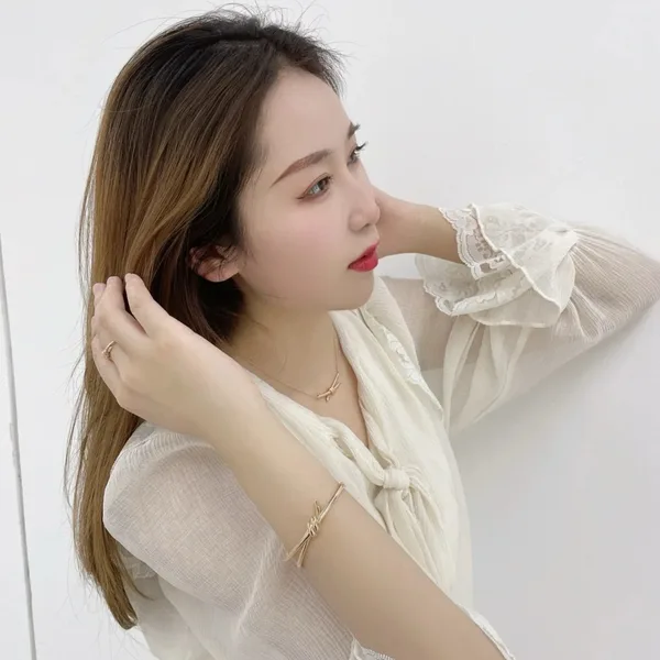 Tiffany  Co. Smooth Knot Bangle Gold-Tone product view 3