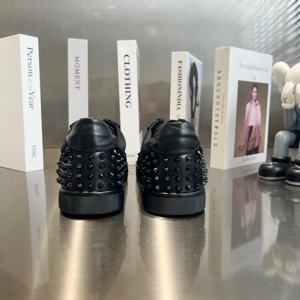 Christian Louboutin Vieira 2 Studded Sneakers Black product view 8