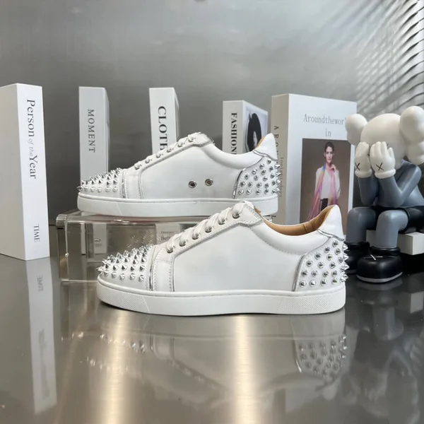 Christian Louboutin Vieira 2 Studded Sneakers White product view 4