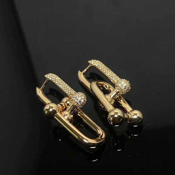 Tiffany  Co. HardWear Pavé-Effect Central Link Earrings Rose-Tone product view 2