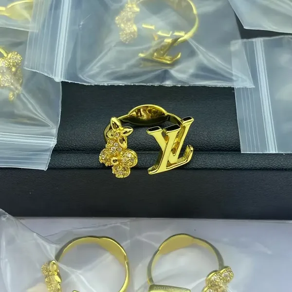Louis Vuitton LV Blossom Open Ring Gold-Tone product photo