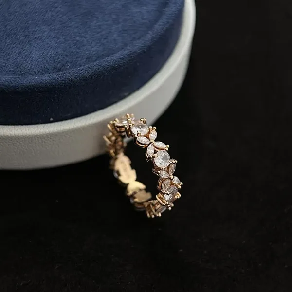 Tiffany  Co. Victoria Flower Pavé-Effect Ring Rose-Tone product photo
