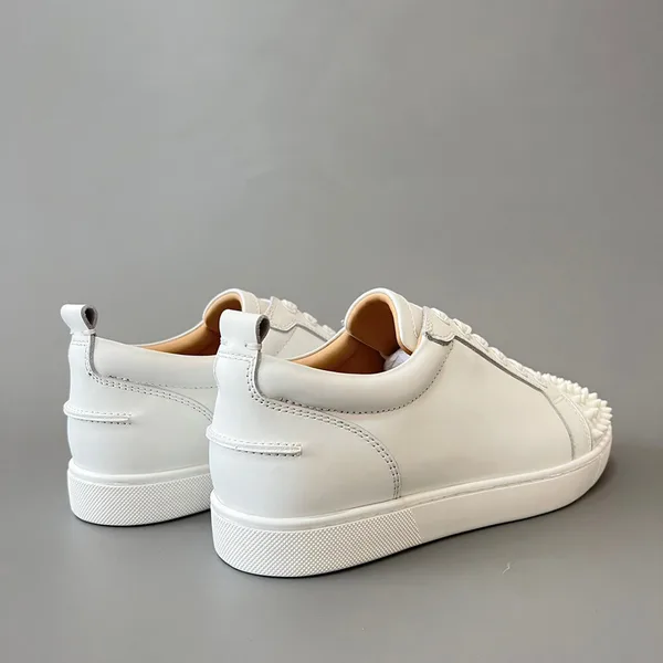 Christian Louboutin Louis Junior Spikes Sneakers White product view 5