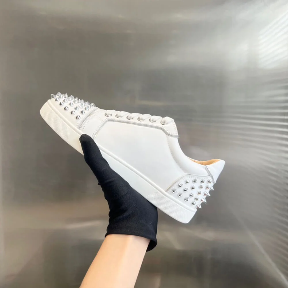 Christian Louboutin Vieira 2 Studded Sneakers White product view 5