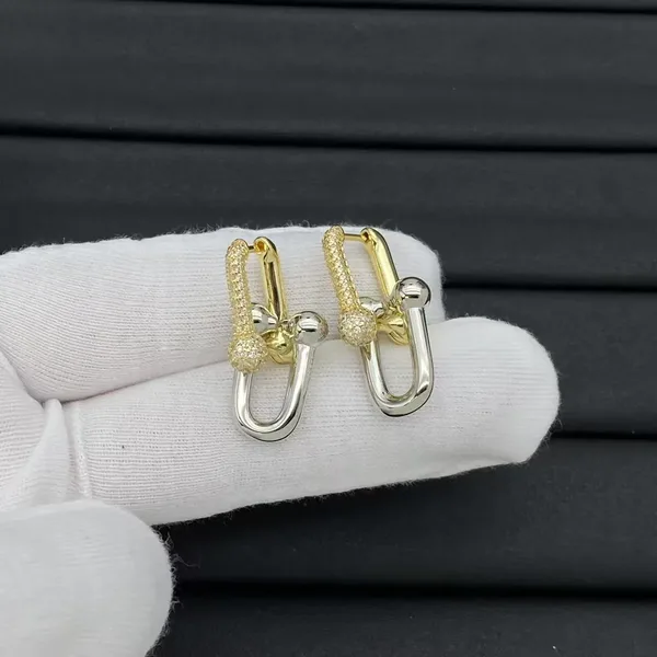 Tiffany  Co. HardWear Smooth Central Link Earrings Two-Tone product photo