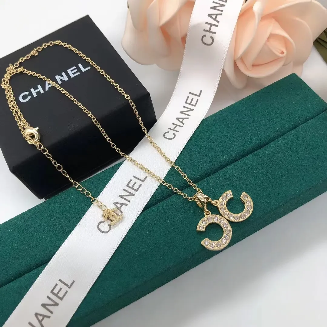 Chanel Separate CC Pendant Necklace Gold-Tone product view 1