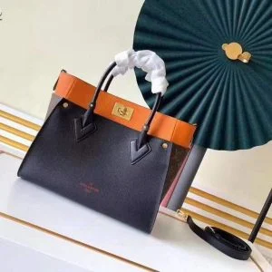Louis Vuitton M53823 M55302 On My Side High End Leathers Tote Bag Black product view 1