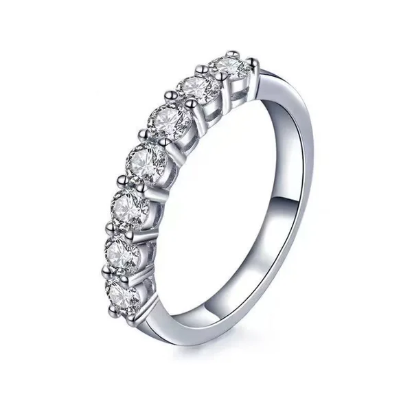 Tiffany  Co. Forever Seven-Stone-Effect Band Ring Silver-Tone product view 6