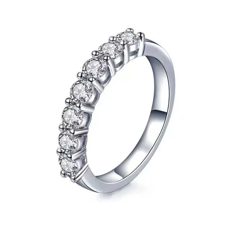 Tiffany  Co. Forever Seven-Stone-Effect Band Ring Silver-Tone product view 6