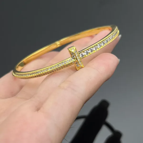 Tiffany  Co. T1 Slim Pavé-Effect Bangle Gold-Tone product photo