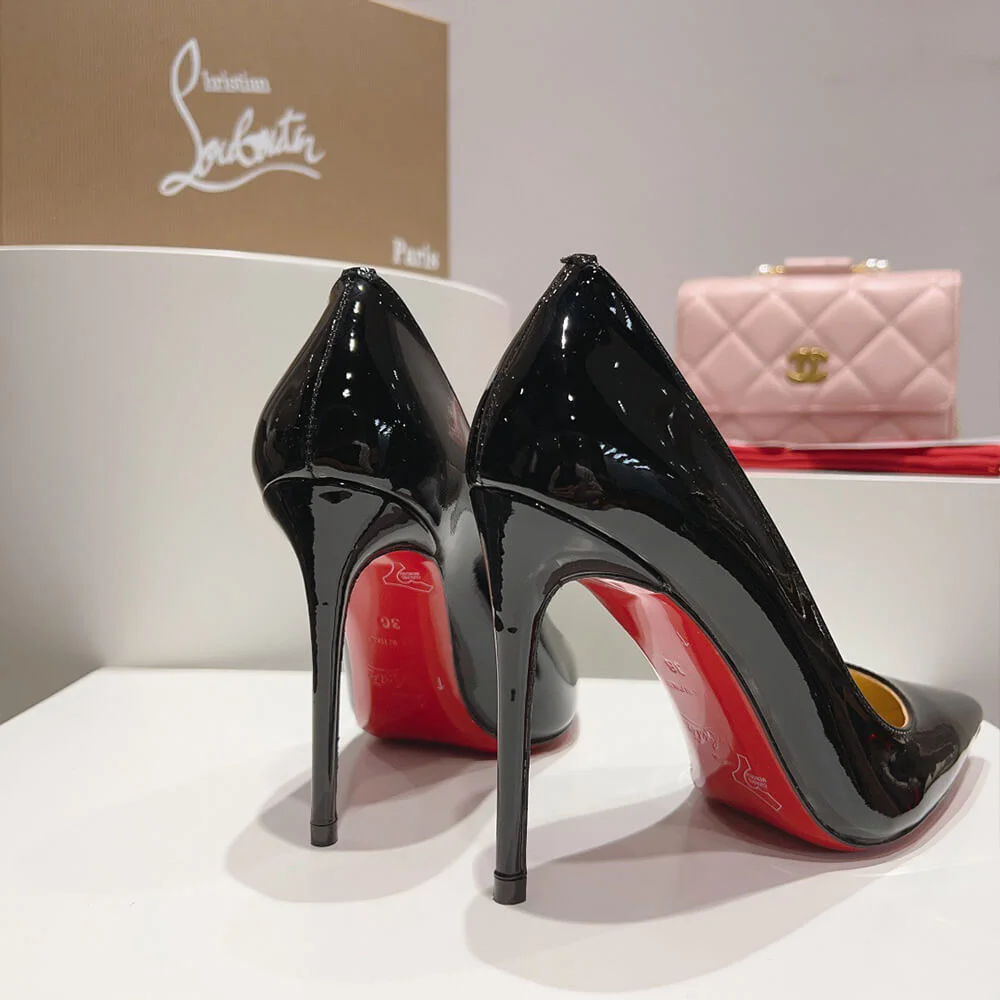 Christian Louboutin Kate Patent Pumps Black - 85 or 100 mm product view 8