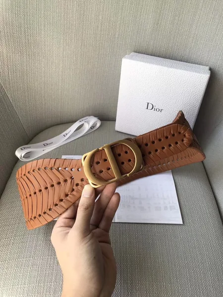 Dior 30 Montaigne 40MM Belt In Camel Calfskin product view 4