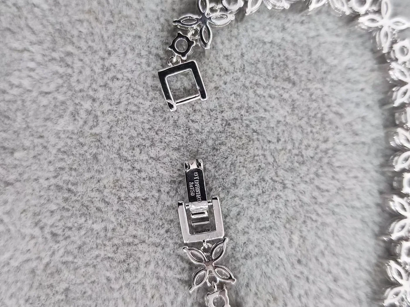 Tiffany  Co. Cluster Tennis Bracelet Silver-Tone product view 3