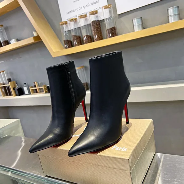 Christian Louboutin So Kate Booty 100 Ankle Boots Black product view 2