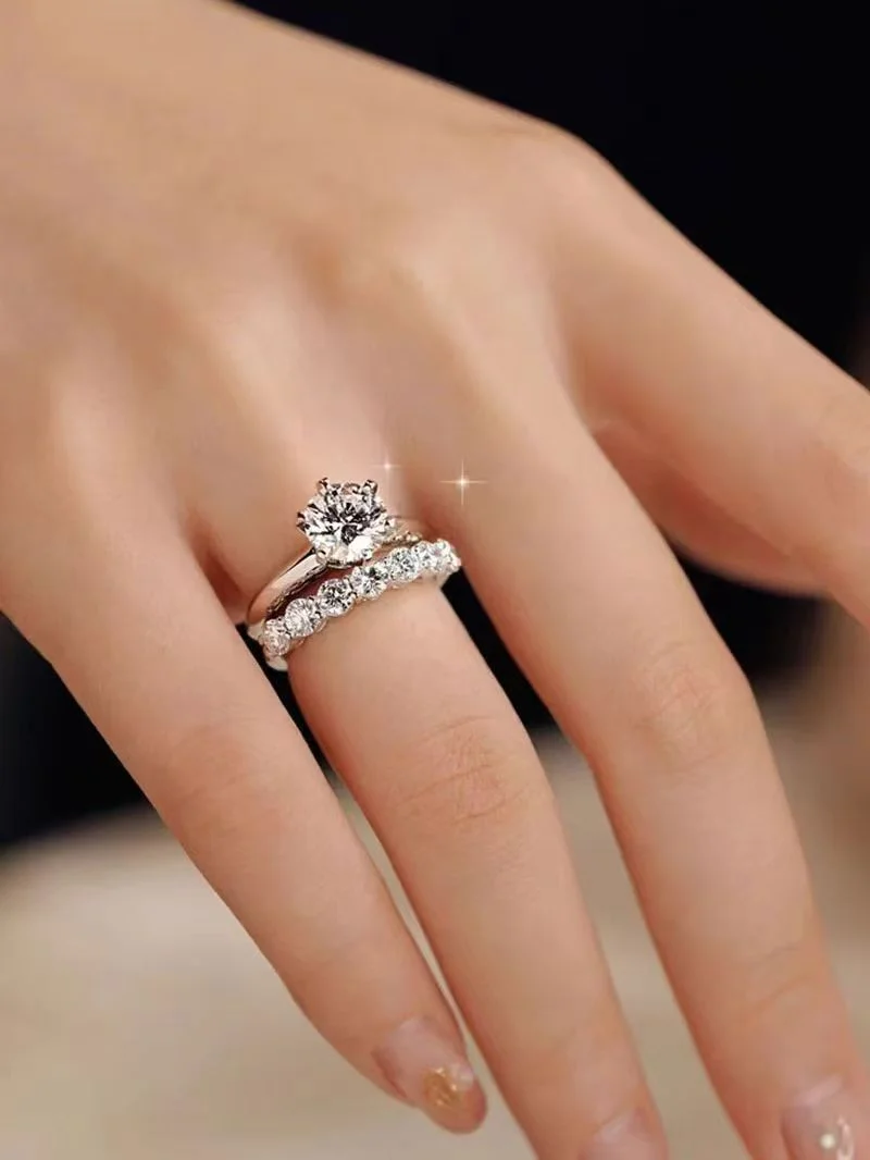 Tiffany  Co. Forever Seven-Stone-Effect Band Ring Silver-Tone product view 4