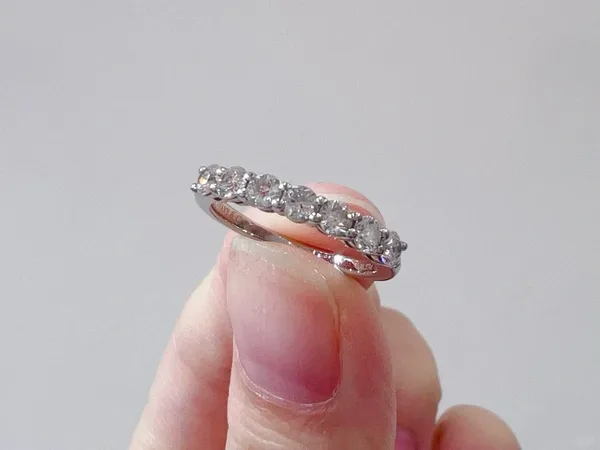 Tiffany  Co. Forever Seven-Stone-Effect Band Ring Silver-Tone product view 7